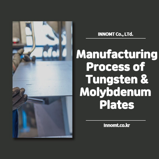 Manufacturing process of tungsten and molybdenum plates