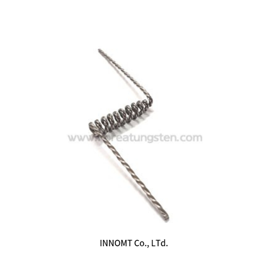 Vacuum Metalizing Coil / Tungsten Resistance Heating Vacuum Deposition Coil