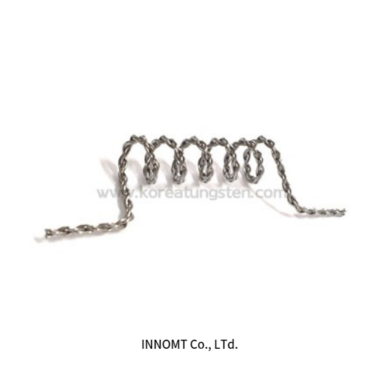 Vacuum Metalizing Coil / High Purity Tungsten Coil. Used for Vacuum Deposition and Surface Treatment